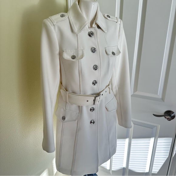 White House Black Market White Coat - Picture 1 of 7